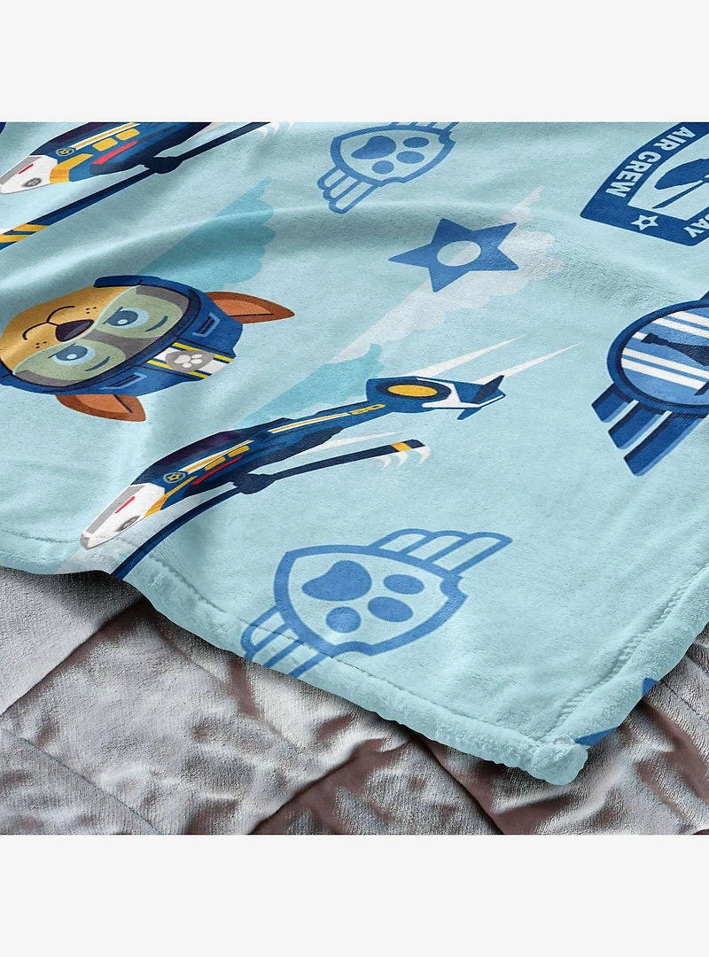 Paw Patrol Chase Rescue Pattern 40x50" Silk Touch Throw Blanket