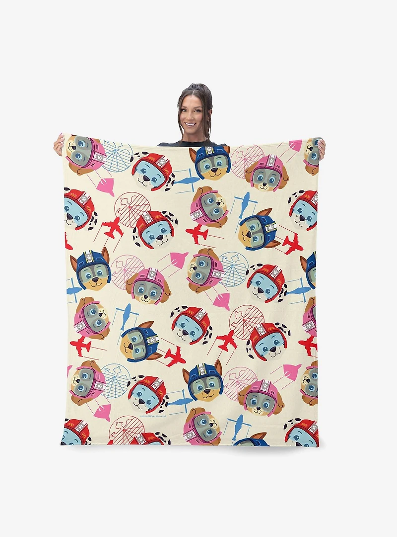 Paw Patrol Air Rescue Pattern 40x50" Silk Touch Throw Blanket