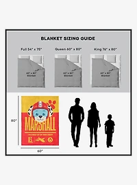Paw Patrol Marshall Fired Up 60x80" Silk Touch Throw Blanket