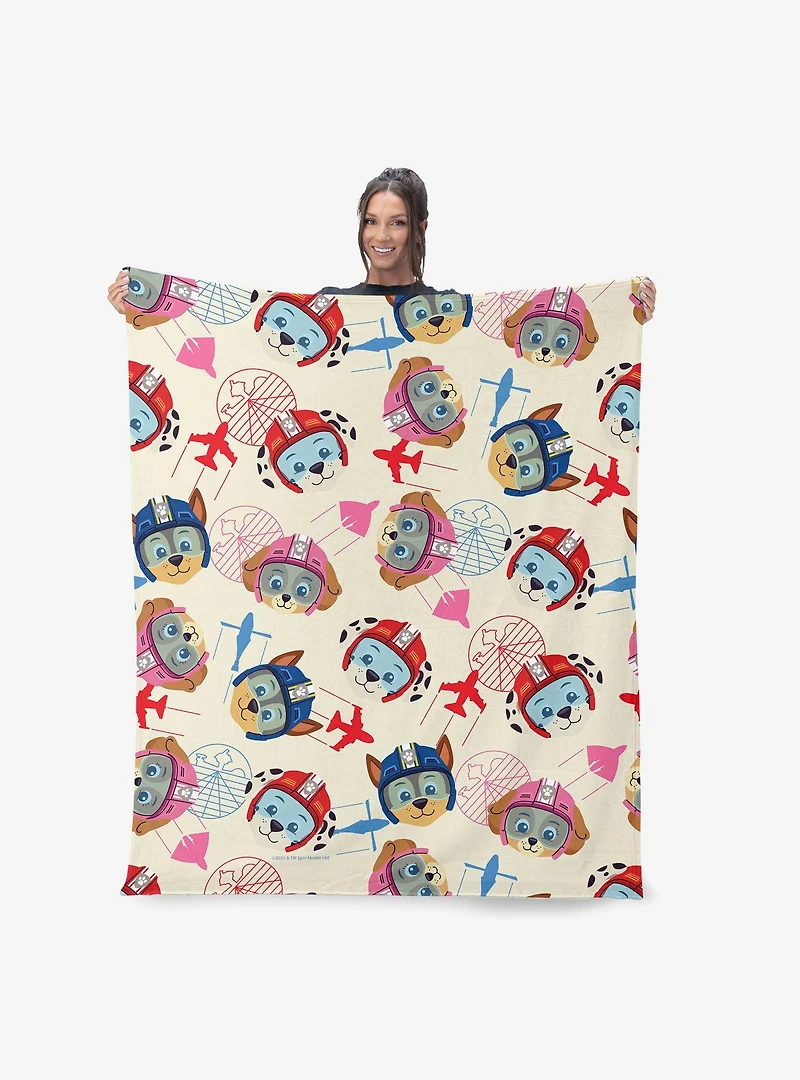 Paw Patrol Air Rescue Pattern 60x80" Silk Touch Throw Blanket