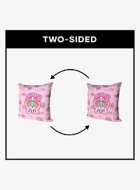 Paw Patrol Skye Badge Pattern Throw Pillow