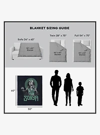 Mortal Kombat Sonya Silk Touch Throw Blanket