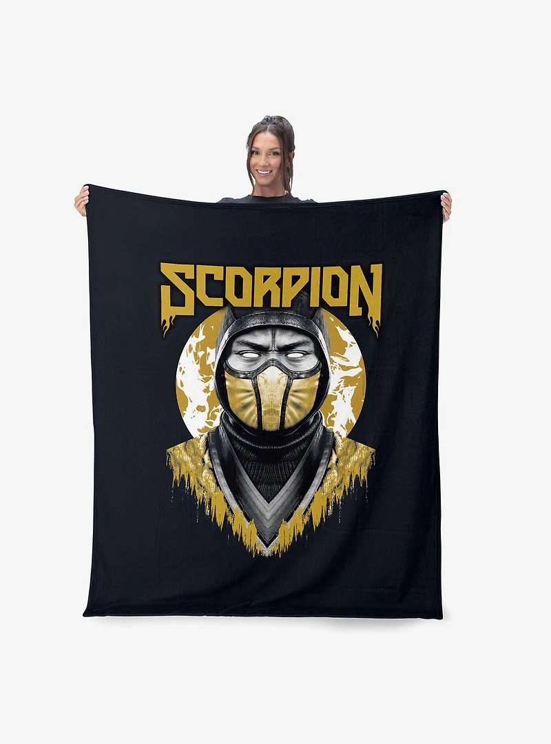 Mortal Kombat Scorpion Silk Touch Throw Blanket