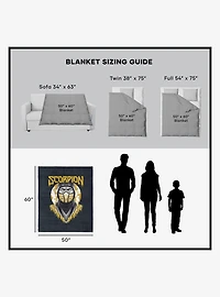 Mortal Kombat Scorpion Silk Touch Throw Blanket