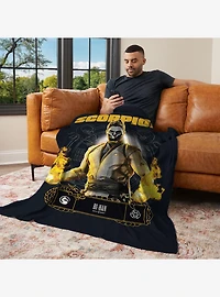 Mortal Kombat Scorpion Bi-Han Silk Touch Throw Blanket