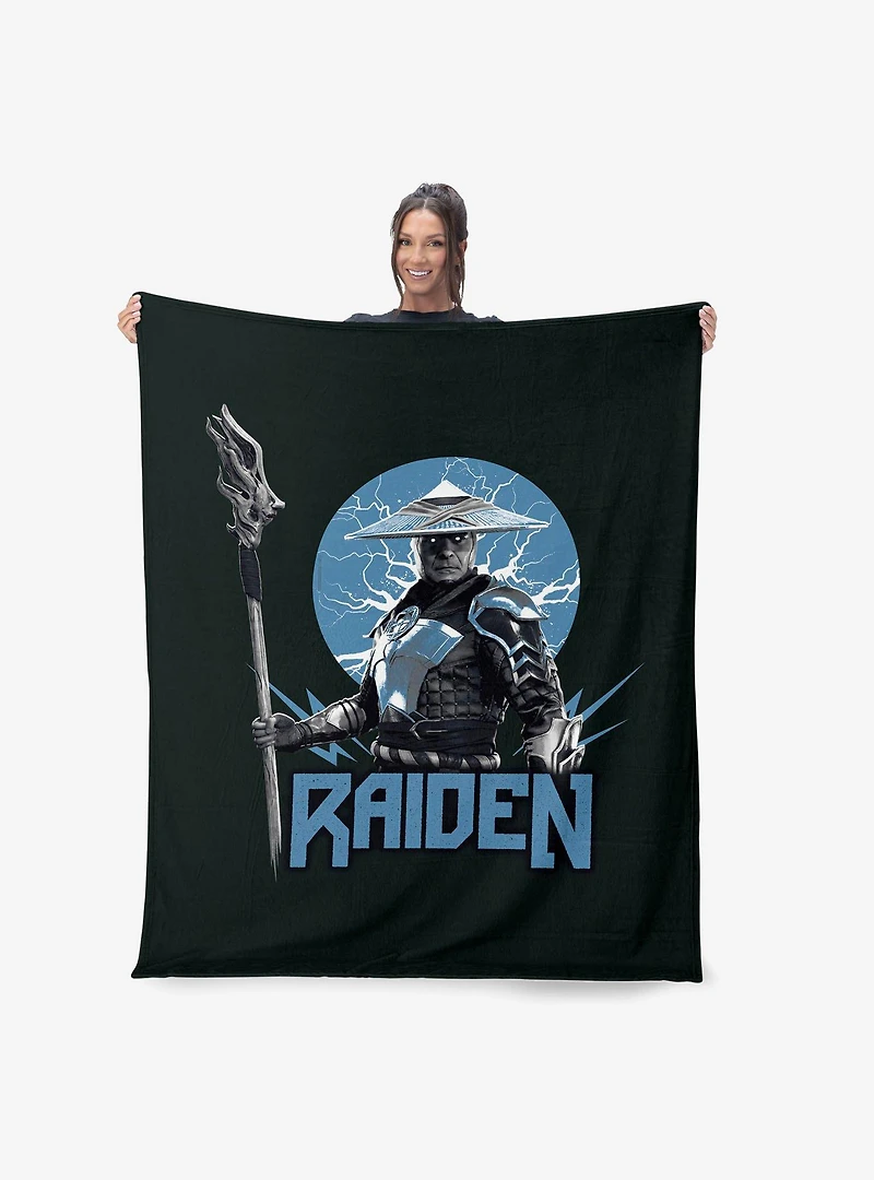 Mortal Kombat Raiden Silk Touch Throw Blanket