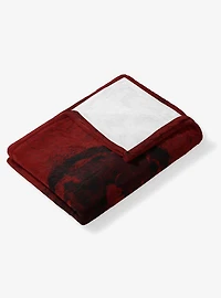 Mortal Kombat Logo Red Silk Touch Throw Blanket