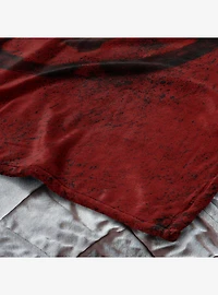 Mortal Kombat Logo Red Silk Touch Throw Blanket