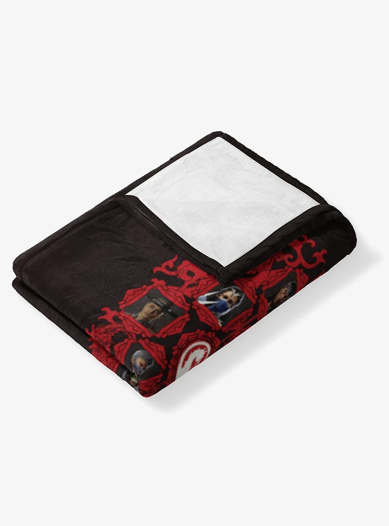 Mortal Kombat Choose Your Fighter Silk Touch Throw Blanket