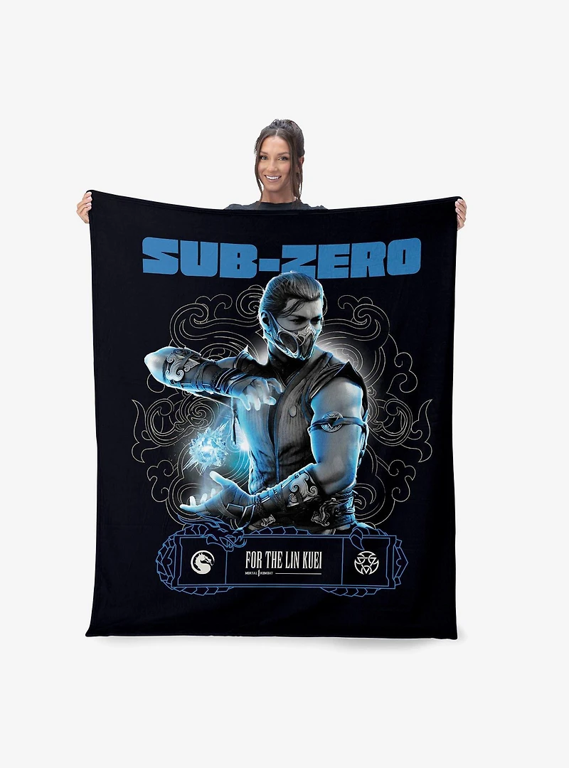 Mortal Kombat Subzero For the Lin Kuei Silk Touch Throw Blanket