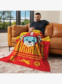 Paw Patrol Marshall Fired Up 50x60" Silk Touch Throw Blanket