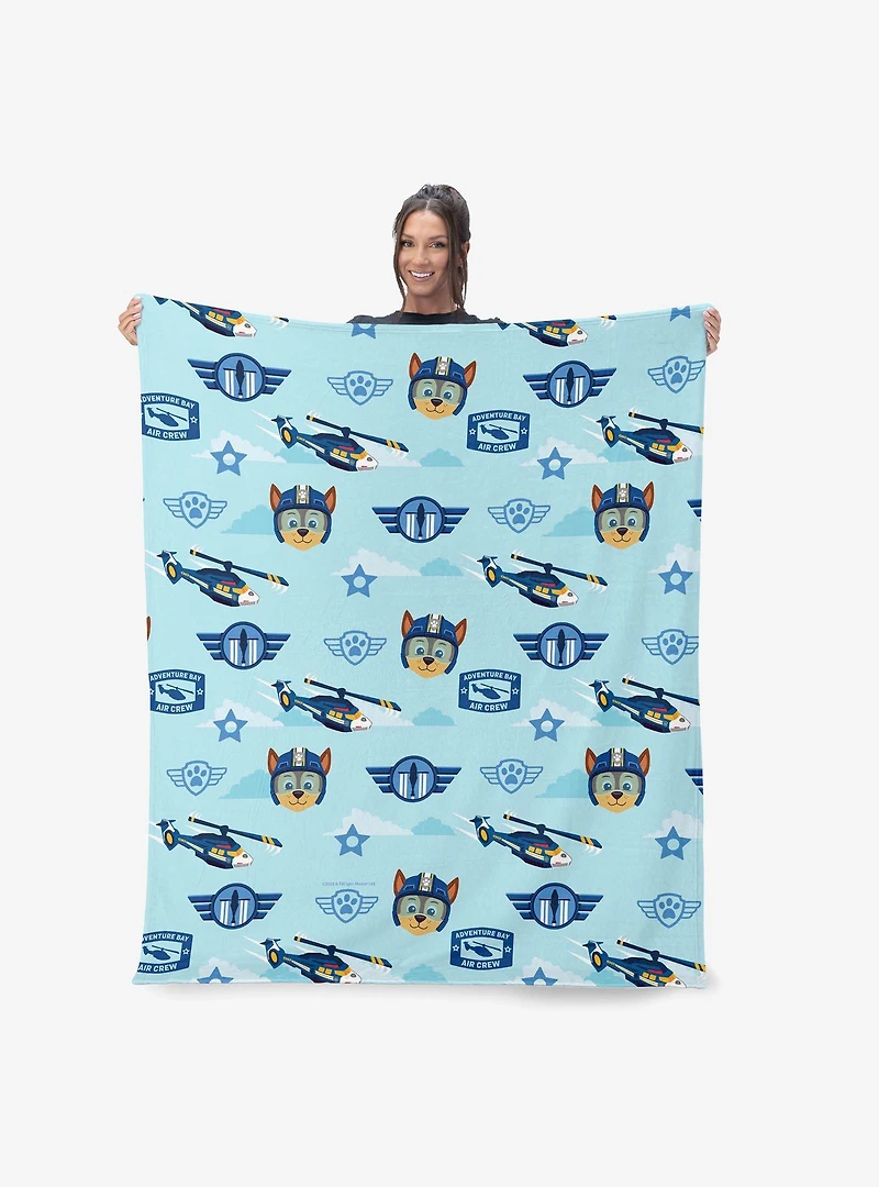 Paw Patrol Chase Rescue Pattern 50x60" Silk Touch Throw Blanket
