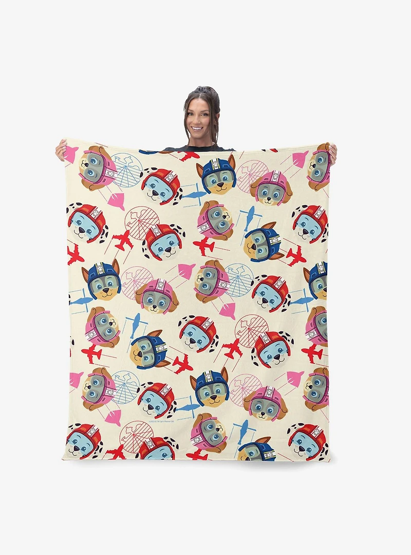 Paw Patrol Air Rescue Pattern 50x60" Silk Touch Throw Blanket