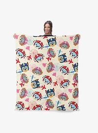 Paw Patrol Air Rescue Pattern 50x60" Silk Touch Throw Blanket