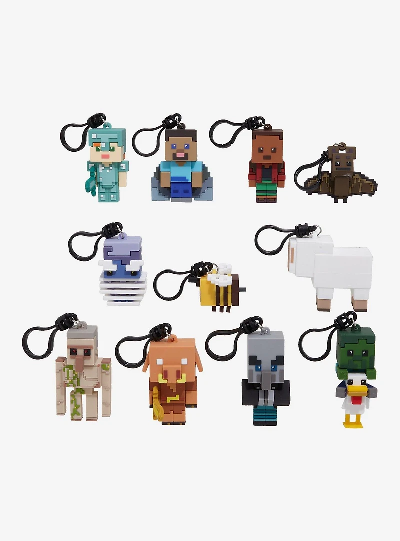 Minecraft Series 4 Blind Bag Figural Bag Clip