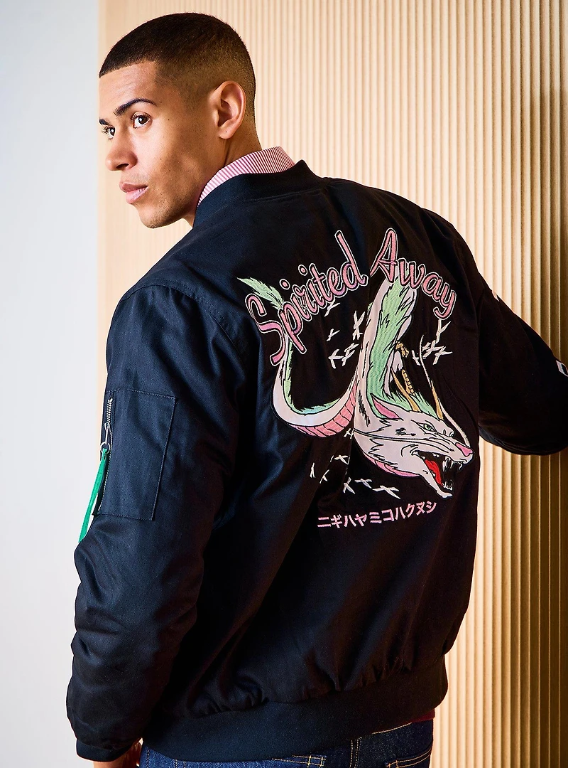 Studio Ghibli® Spirited Away Dragon Haku Flight Jacket - BoxLunch Exclusive