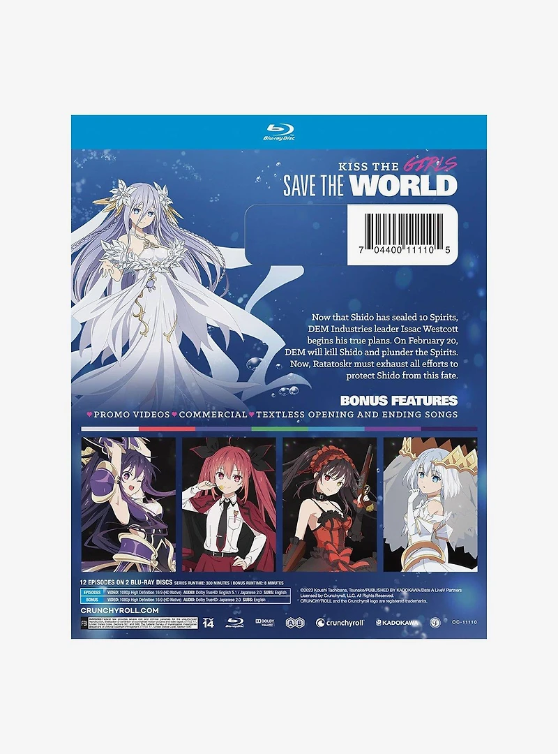 Date A Live V: The Complete Season Blu-Ray