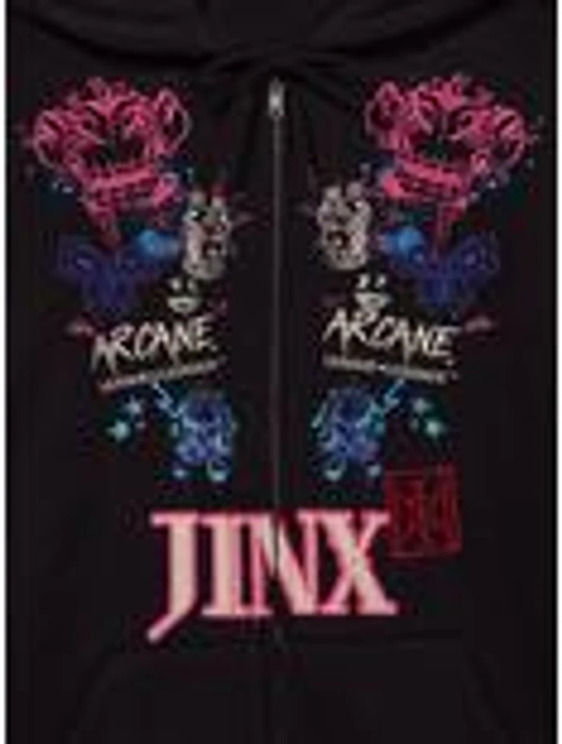 Arcane Jinx Icons Embroidered Zippered Hoodie - BoxLunch Exclusive