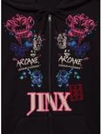 Arcane Jinx Icons Embroidered Zippered Hoodie - BoxLunch Exclusive