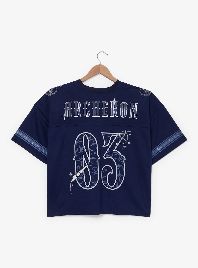 A Court of Thorns and Roses Feyre Archeron Women's Plus Cropped Football Jersey - BoxLunch Exclusive
