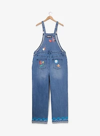 One Piece Straw Hat Crew Jolly Roger Women's Plus Overalls - BoxLunch Exclusive