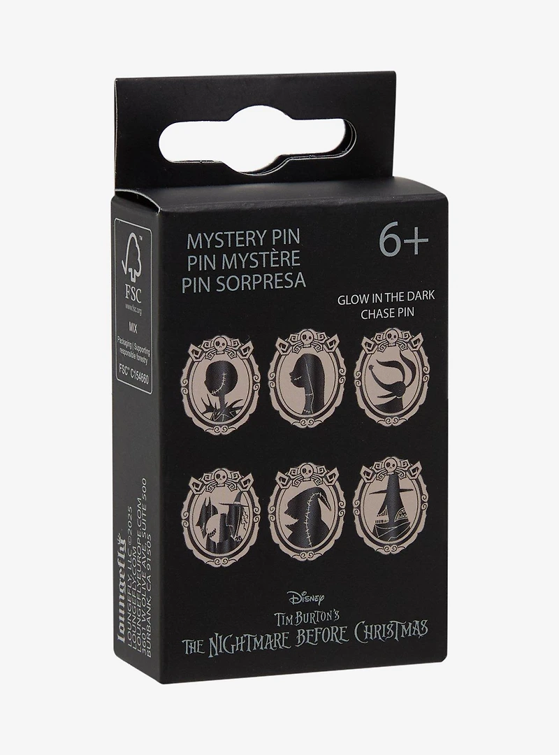 Loungefly Disney The Nightmare Before Christmas Character Cameo Portraits Blind Box Enamel Pin - BoxLunch Exclusive