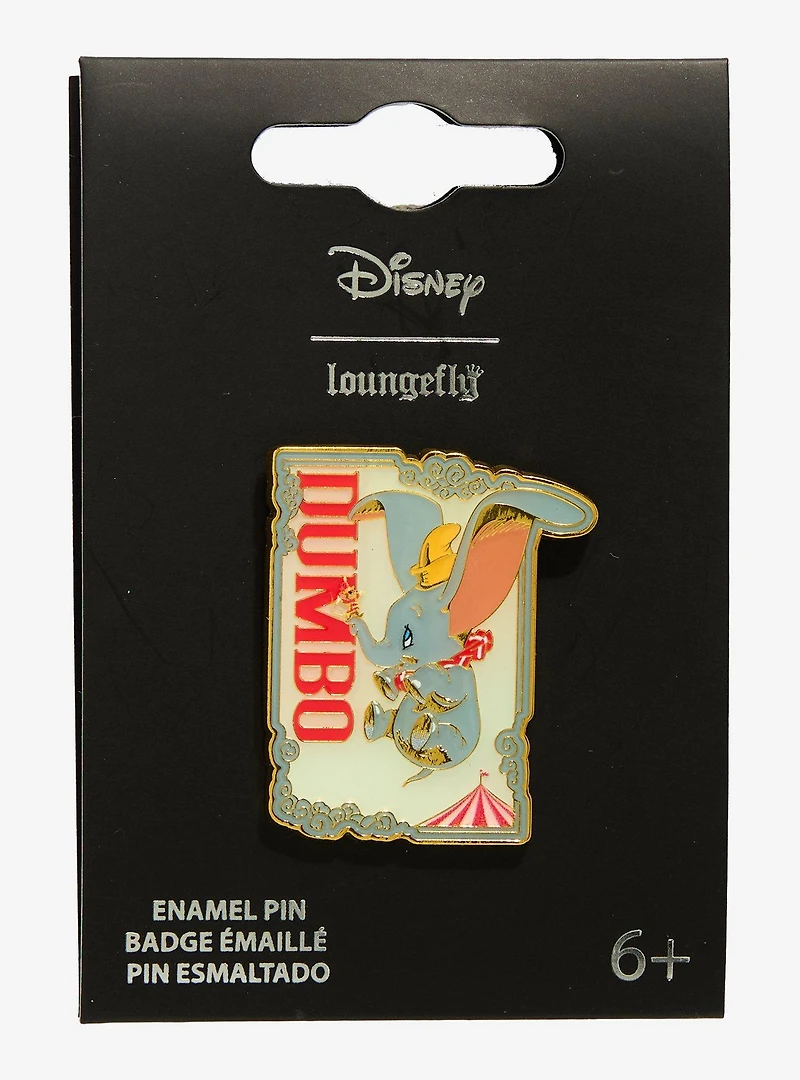 Loungefly Disney Dumbo Ears Title Enamel Pin — BoxLunch Exclusive