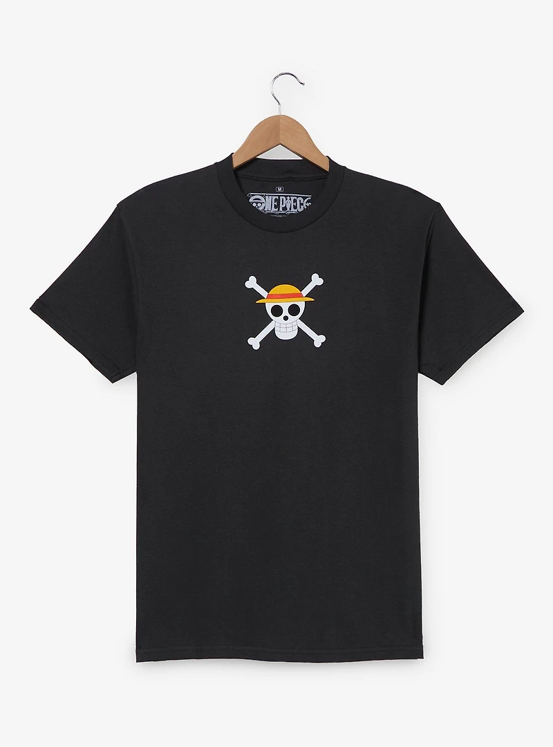 One Piece Jolly Roger Wanted Poster Graphic T-Shirt — BoxLunch Exclusive