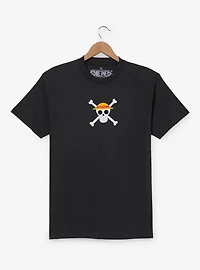 One Piece Jolly Roger Wanted Poster Graphic T-Shirt — BoxLunch Exclusive