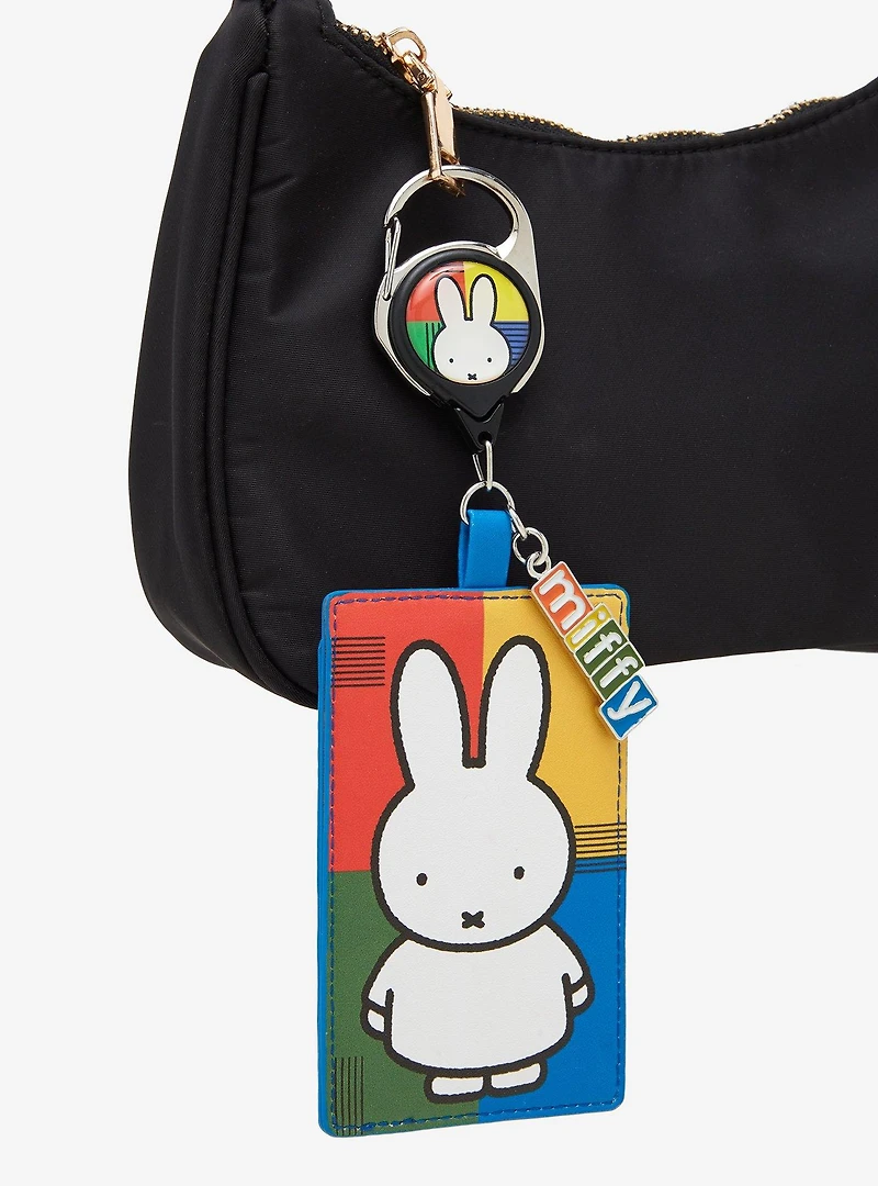 Miffy Color Block Retractable Lanyard