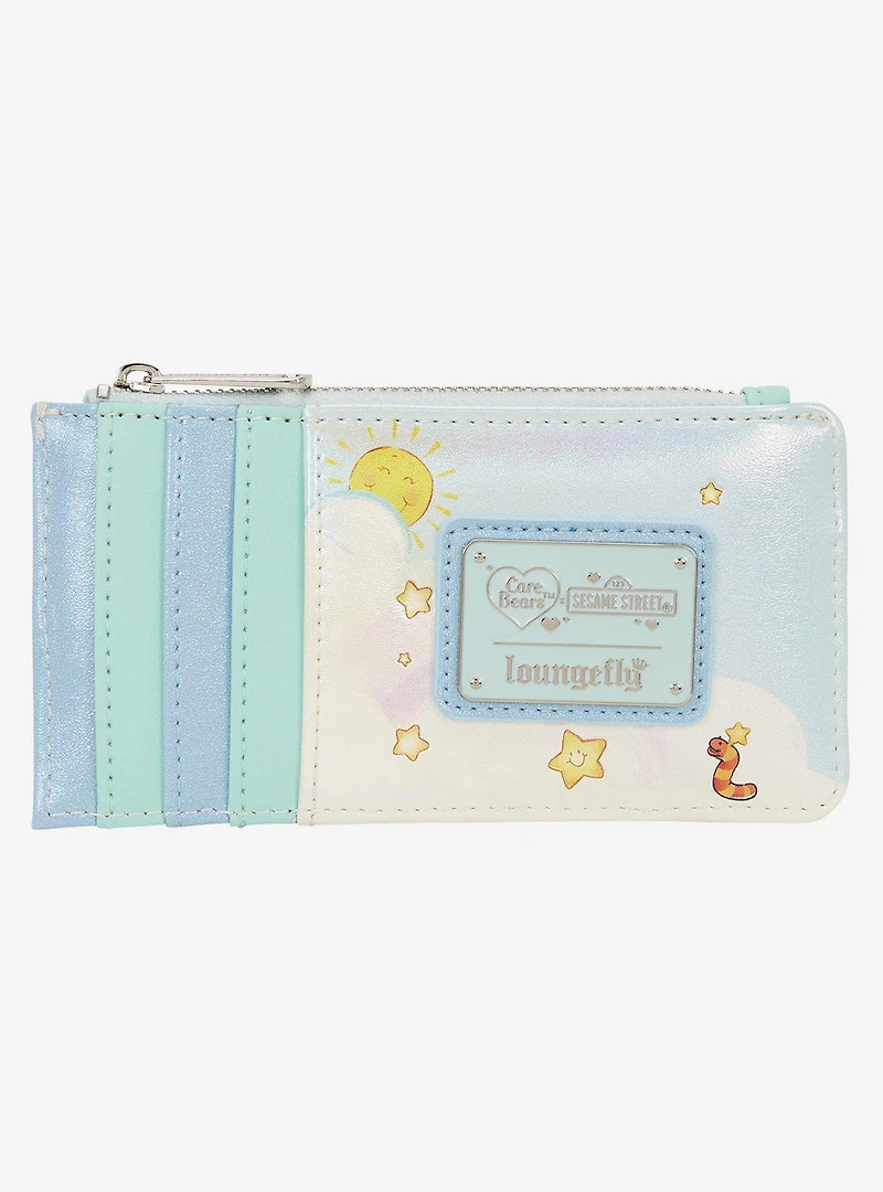 Loungefly Care Bears x Sesame Street Characters Large Cardholder
