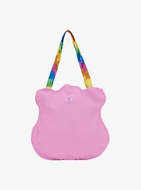 Loungefly Care Bears Cheer Bear Figural Large Canvas Tote Bag