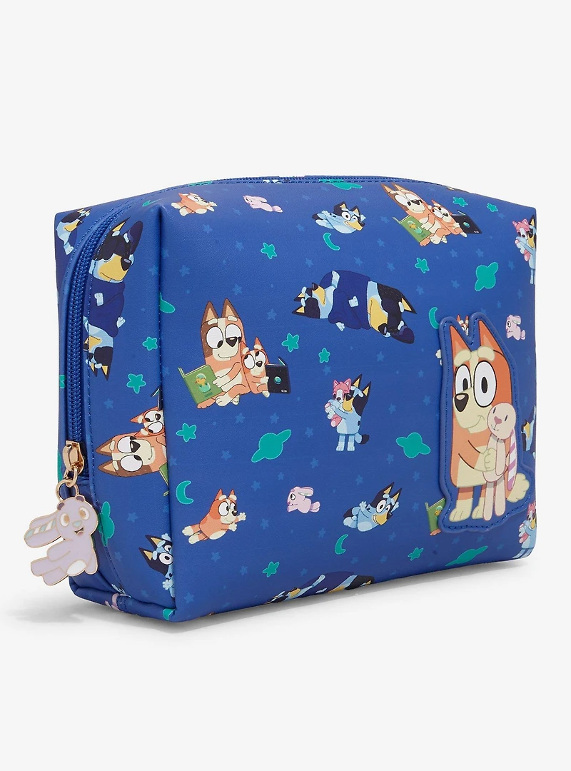 Bluey Sleepy Time Allover Print Cosmetic Bag — BoxLunch Exclusive