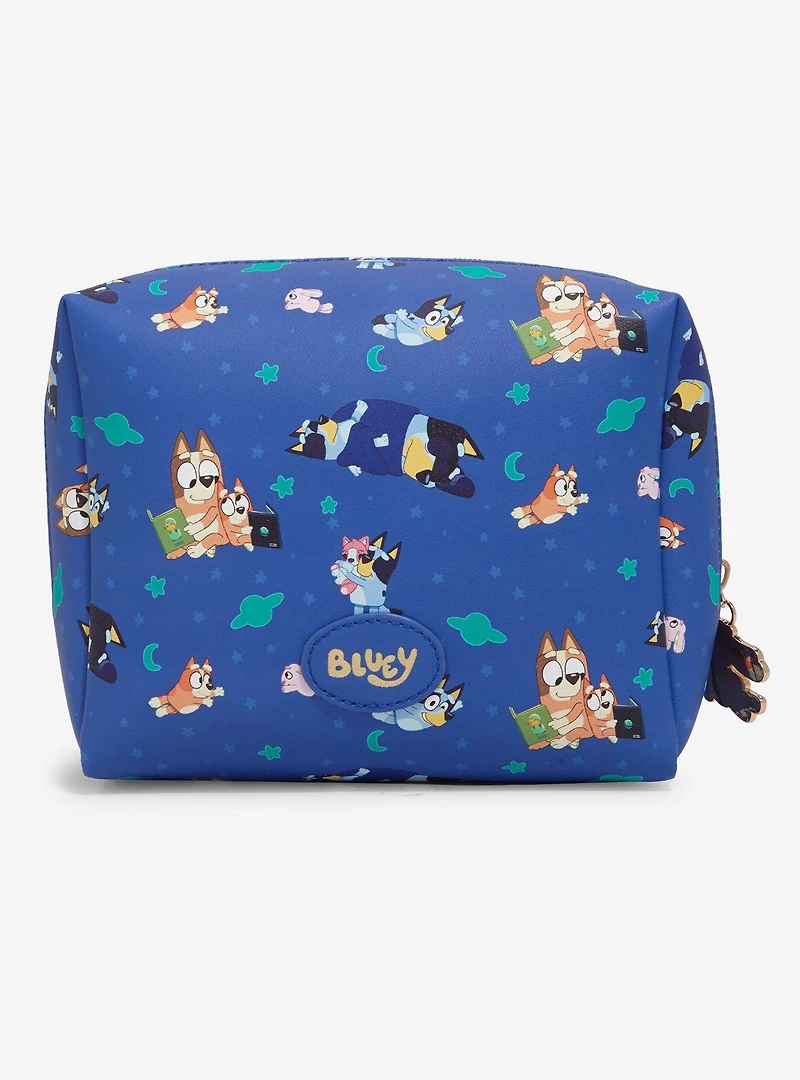 Bluey Sleepy Time Allover Print Cosmetic Bag — BoxLunch Exclusive