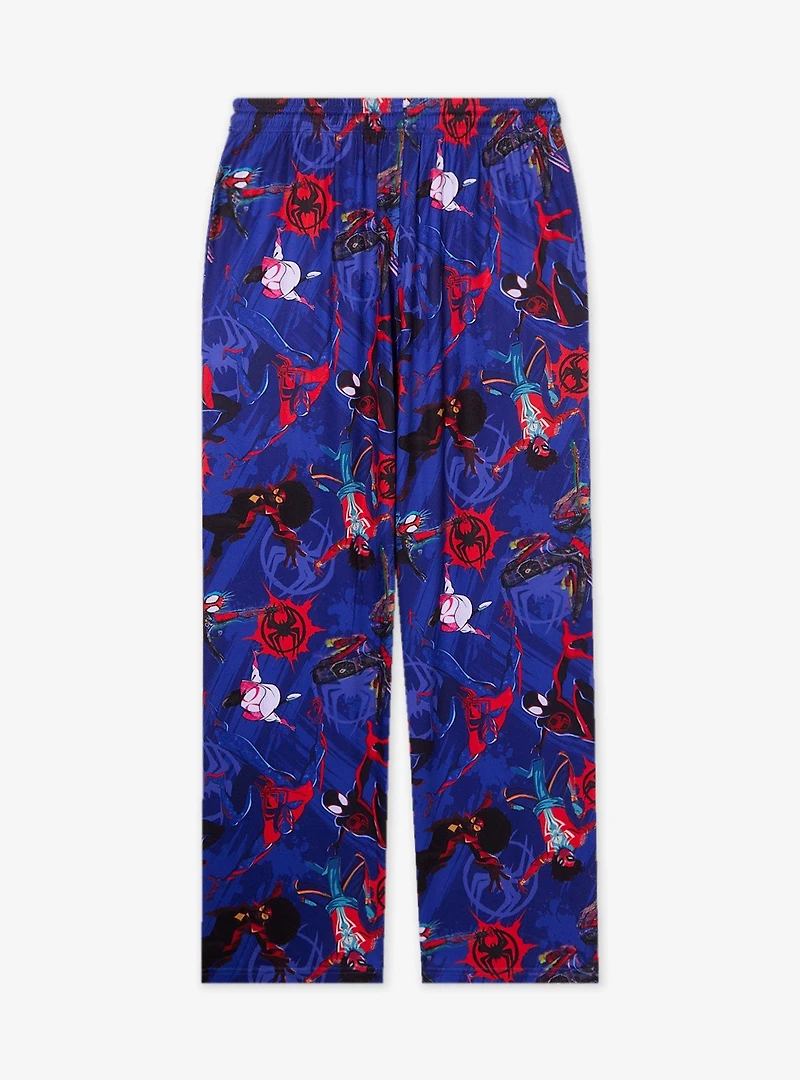 Marvel Spider-Man: Across the Spider-Verse Characters Allover Print Sleep Pants - BoxLunch Exclusive