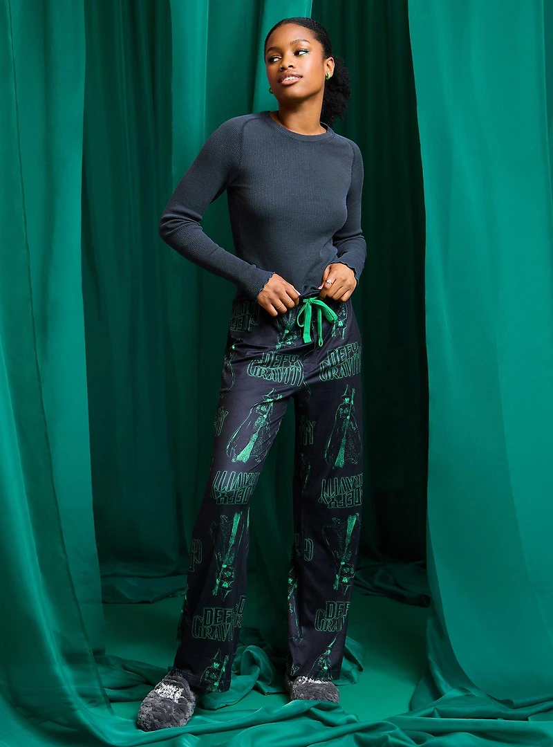 Wicked Elphaba Tonal Allover Print Sleep Pants - BoxLunch Exclusive