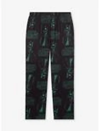 Wicked Elphaba Tonal Allover Print Plus Sleep Pants - BoxLunch Exclusive