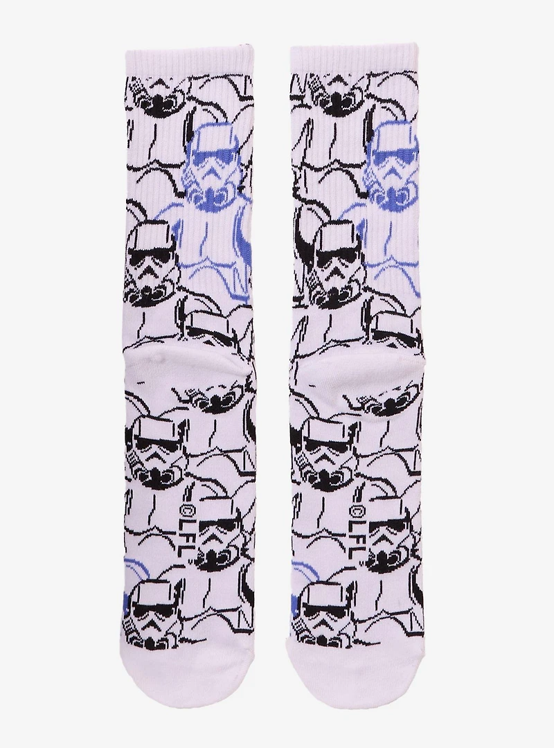 Star Wars Stormtrooper Allover Print Crew Socks — BoxLunch Exclusive