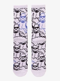 Star Wars Stormtrooper Allover Print Crew Socks — BoxLunch Exclusive
