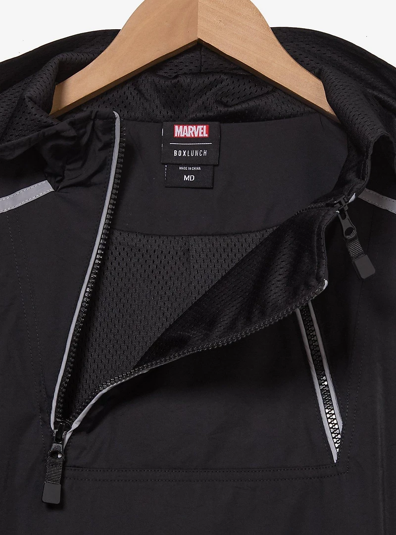 Marvel Punisher Black Windbreaker — BoxLunch Exclusive