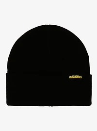 DreamWorks How To Train Your Dragon Toothless Rubber Patch Beanie — BoxLunch Exclusive