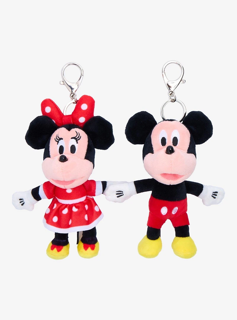 Disney Mickey & Minnie Plush Keychain Set — BoxLunch Exclusive