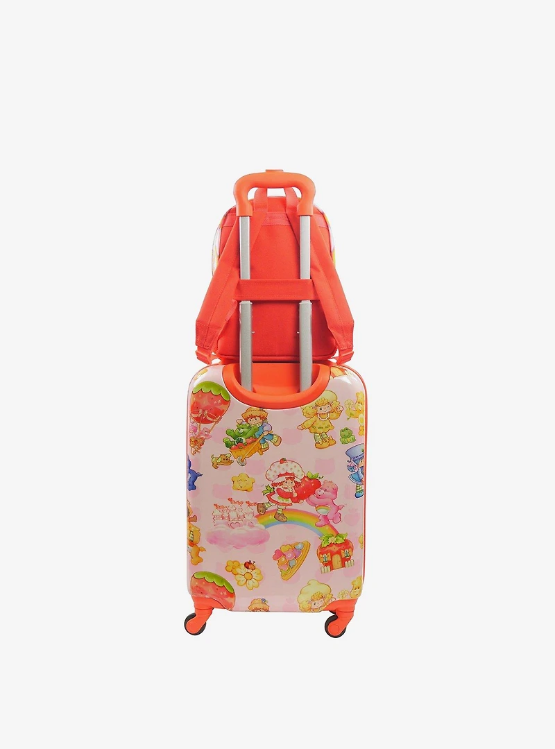 FUL Strawberry Shortcake x Care Bears 2-Piece Suitcase & Backpack Set