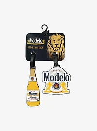 Modelo Bottle & Logo Badge 2-Piece Luggage Tag Set