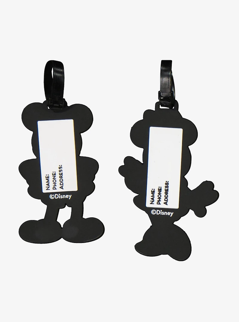 Disney Mickey & Minnie Mouse Classic 2-Piece Luggage Tag Set
