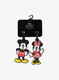 Disney Mickey & Minnie Mouse Classic 2-Piece Luggage Tag Set