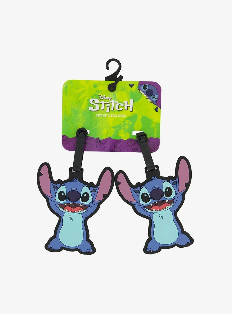 Disney Lilo & Stitch Happy Stitch 2-Piece Luggage Tag Set