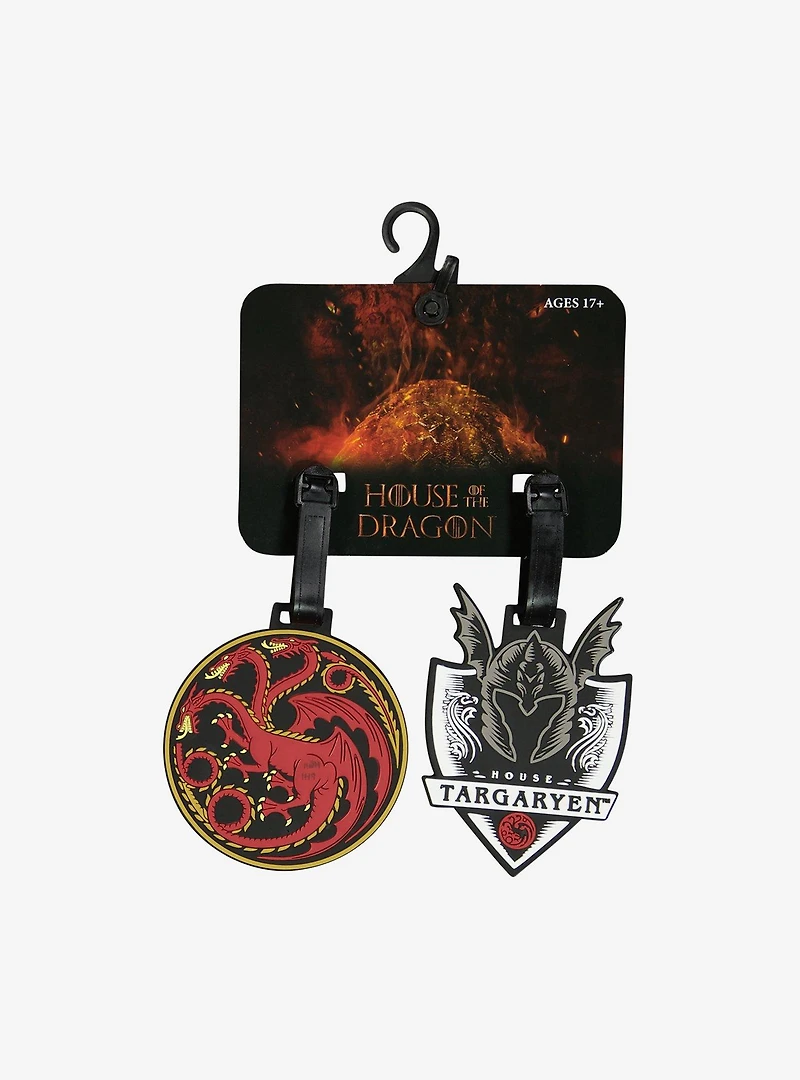 House of the Dragon 2-Piece Luggage Tag Set