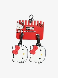 Hello Kitty Head 2-Piece Luggage Tag Set