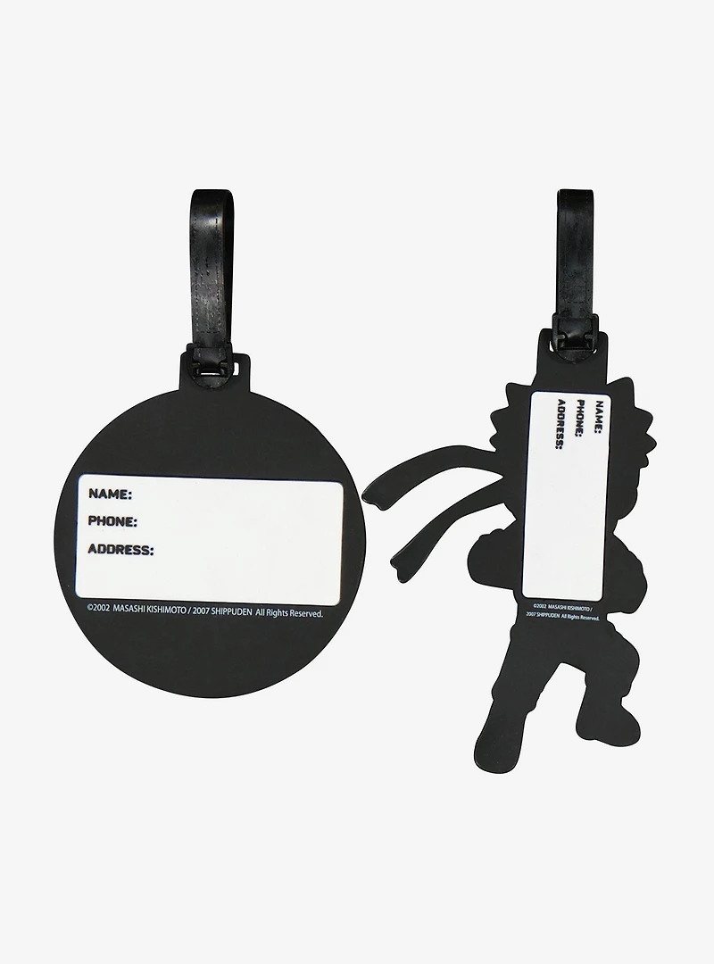 Naruto Uzumaki & Hidden Leaf Cloud 2-Piece Luggage Tag Set